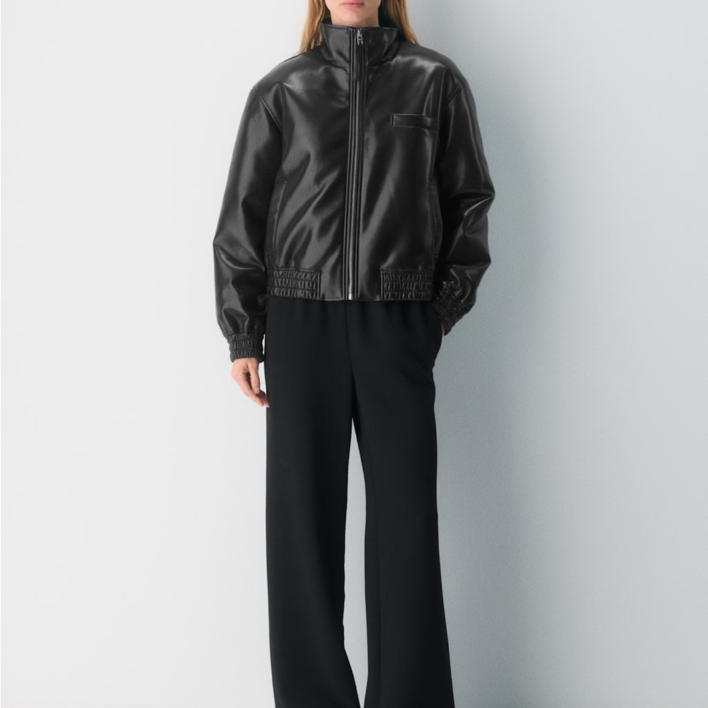 Aritzia WILFRED The Lodge Pant - Crepette | Black | Size Small - Picture 6 of 7